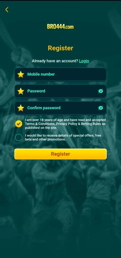 game register