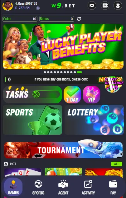 W9 Game Earning APP