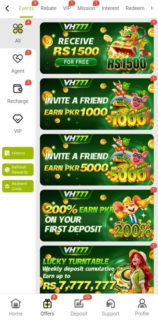 Bonuses Banner